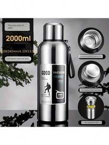 Bình nước giữ nhiệt bằng thép không gỉ - Dung tích lớn, chống rò rỉ và dễ mang theo, có thể dùng làm cốc cà phê, cốc trên xe hơi, cốc nước, thích hợp cho các hoạt động ngoài trời, leo núi, cắm trại, thể thao và du lịch - Có nắp đậy, cũng có thể dùng làm cốc nước, vật dụng cần thiết cho mùa tựu trường. - Nhiều màu - Xem 7