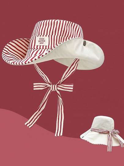 Mũ tai bèo kẻ sọc chữ cái kiểu dáng cổ điển dành cho nữ, họa tiết bàn cờ, có thể đội hai mặt, thiết kế phối màu, dây buộc điều chỉnh được, vành mũ rộng che nắng, phong cách nghỉ dưỡng Bohemian, mũ chống nắng mùa xuân và hè, thiết kế đơn sắc tươi sáng, mũ buộc che nắng, mũ chống nắng khi đi du lịch.