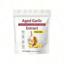 Aged Garlic Extract 7500mg - 150/300 Softgels - Odorless - Heart Immune - 300 viên nang mềm - Xem 7