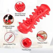 1pc Pet Chew Toy, Dog Supplies Durable Teeth Cleaning Chew Stick, Interactive Anti-Obesity Dog Toy, Durable Chew Resistant Puzzle Feeder Toy - 彩色 - 查看 9