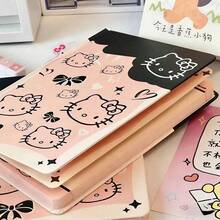 Sổ tay bìa cứng SANRIO A5 hình hoạt hình dễ thương, 96 trang, có nơ, sổ nhật ký chủ đề với các trang màu sắc bắt mắt. - Nhiều màu - Xem 3