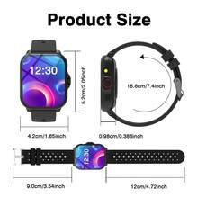 Unisex Smart Watch, Supports Call Answering, Message Reminder, Music Control, Remote Photography, Step Counting, Calorie Tracking, Multiple Sports Modes, Alarm, Phone Call And Message Notification, 1.83-Inch Full-Screen Touch, Compatible With Android And IOS - Multicolor - View 7