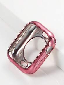 适用于 Series 11/10/SE/9/8/7/6/5/4/3/2/1 的柔软电镀 TPU 边框保护壳，支持触控屏幕，轻薄防刮，全方位保护，纤薄防震，亮面边框，柔韧耐用。 - 鏤空 - 查看 37