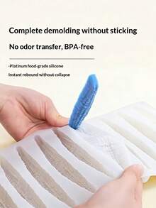 Khuôn silicon 10 ô hình que vani, khuôn nướng chống dính dùng cho bánh mousse vani 3D, bánh ngọt tự làm, món tráng miệng, kẹo, thạch, pudding, sô cô la. - Xem 3