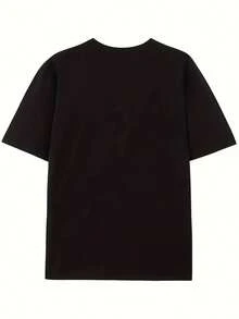 Men T-Shirts - 黑色 - 查看 2