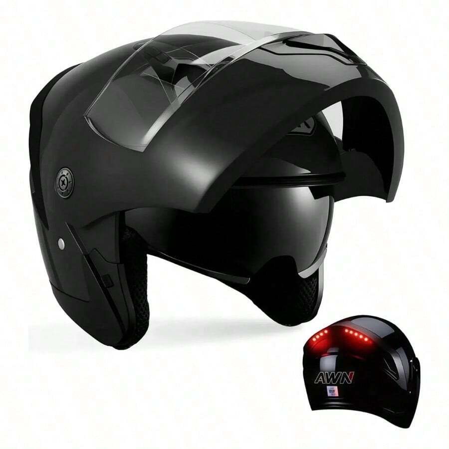 Motorcycle Helmets - Negro1 - View 1