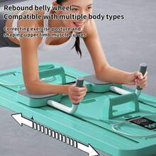Multifunctional Fitness Board / Foldable Abdominal Trainer / Pilates Board With Resistance Bands / Full Body Workout Equipment With Resistance Bands / Home Strength And Core Abdominal Trainer - A - View 3