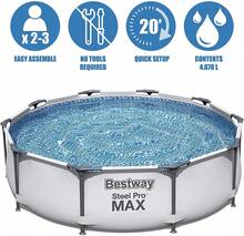 Swimming Pool Steel Pro MAX - 305 X 76 Cm No Pump - Blue - View 9
