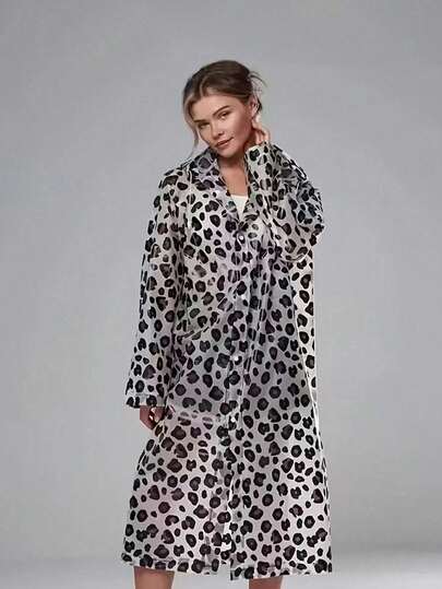 2026年新款防病毒全天候装备！成人迷彩EVA雨衣，时尚男女通用加厚防水防风户外雨披 - 露营、徒步必备