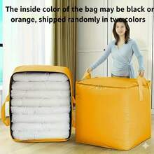 240L Bolsa de transporte de gran capacidad extra, de 3 capas gruesas con asas reforzadas, bolsa de almacenamiento duradera y resistente al agua, plegable y portátil, adecuada para dormitorio, hogar, oficina, viaje - regalo ideal para estudiantes y profesionales (disponible en varios tamaños). Nota: Ligera variación de color debido a la diferencia de lote - Ver 8