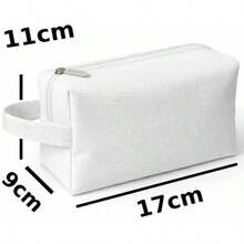 Kit 5 Plain Toiletry Bags Without Print To Personalize Gift - Dark Green - View 5
