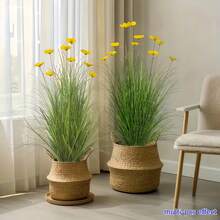 JHSHUDSE 5pcs - Realistic Artificial Yellow Floral Plants, Maintenance-Free Fake Greenery, Suitable For Indoor/Outdoor Decor - Perfect For Halloween, Thanksgiving, Christmas, Grandparents' Day Gifts Or Wedding Party, Office Housewarming. Lifelike Floral Design, Vivid Texture And Vibrant Color, Holiday Decorations, Event Styling, High-Quality Plastic Flowers, Home Decor, Event Planner - 5 - View 9