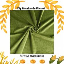 1pc Soft Plush Fabric Material, Suitable For Thanksgiving Decoration, DIY Handmade Home Textile, Applicable To Flannel - Multicolor - View 96