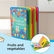 Conjunto de Atividade Cognitiva EVA, Inclui Letras de A a Z e Números, Padrão de Vegetais para Expandir o Vocabulário, Materiais de Aprendizagem, Adequado como Presente de Páscoa ou Dia das Mães - Multicolorido - Visão 13