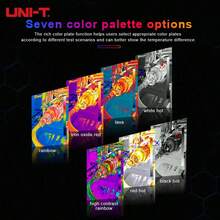 1pc UNI-T Infrared Thermal Imaging Camera, TMix 2.0 Algorithm 160*120 Infrared Resolution, PC Analysis, -20°C To 550°C, Home Pipe And Heating Inspection And Maintenance - UTi160S - View 3