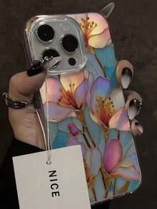 Faux Pearl Floral Painted Elegant New Feather Chiffon Minimalist Fashion Phone Case Compatible With IPhone 17/17 Pro Max, 15, 16/16 Pro, 15 Pro Max, P13, P14, P11 Soft Case, P12, XS, XR, 7/8, 7/8 Plus, A14, A15, S23 Ultra, A50, A12, A32, A52, A72, A51, A21S, A13, A14, S22 Ultra, S23, A33, A53, S20 FE,International Version, Not The Domestic Version - 型號3(1台) - 查看 8