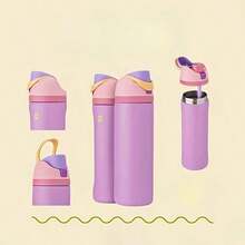 24/Oz/32 Oz Water Bottle Cup Vacuum Water Bottle Drinkware Tumbler Stainless Steel Thermal Mug Original Cold Hot Cup Owal'o - Nhiều màu - Xem 28