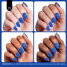 Beetles 15ML HEMA-Free Abyss Halo Blue Gel Nail Polish, Soak Off UV LED, Colorful Bottle, All-Season Manicure, Ideal Gifts For Women - Abyss Halo - 查看 5