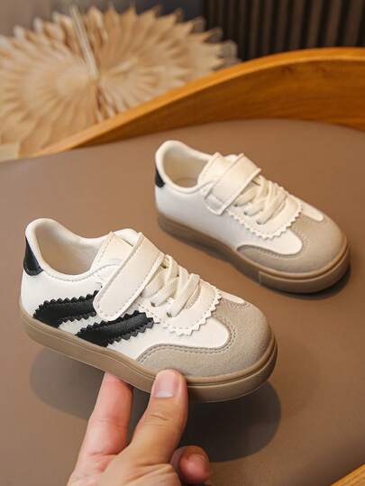 1 Pair Autumn New Kids' Sports Shoes, Girls' Fashion Skate Shoes, Design Versatile For Boys & Girls Outdoor, Party, Travel