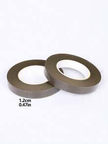 1/3 Roll Brown Floral Tape, Suitable For Bouquet Packaging, Green Paper Tape, Suitable For Artificial Flowers And Plant Stems, DIY Crafts And Decoration, Colored Floral Stem Tape, Adhesive Tape, Non-Magnetic - Brown - View 10