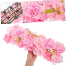 Wedding Arch Artificial Flowers, Wall Decor Arch Floor Flowers, Artificial White Hydrangea Flower Ornaments, Wall Decor, Table Centerpieces, Aisle Decoration, Valentine's Day, Mother's Day Room, Multipurpose Background Artificial Flowers - Multicolor - View 4