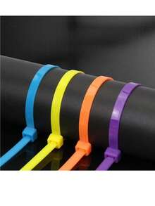 100 chiếc dây buộc nhựa màu xanh lá cây, dây buộc dùng trong làm vườn, dây buộc cố định cây trồng, dây buộc cáp tự khóa chịu lực cao, dây buộc nhựa công nghiệp. - màu xanh lá - Xem 3