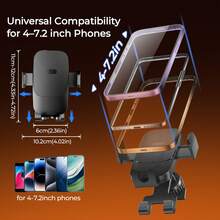 REMAX Universal Car Headrest Mount Holder With Dual Hooks, Fits 4-7.2 Inch Phones, 360° Rotation Adjustable Angle, Screw Lock Stable, Easy Installation, Car Storage, Car Accessories, Car Necessities - Phone Holder - View 5