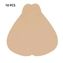 10/20pcs Thin Non-Slip Water Drop Shaped Invisible Lift Bra Pads, Suitable For Large Bust Women To Prevent Sagging, Fit For A-E Cup - Multicolor - View 14