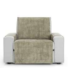 Kiva Housse universelle et polyvalente pour canapé 1 place, disponible en plusieurs couleurs – Housse de protection facile à installer pour le dossier, l'assise et les accoudoirs - Turin 2 Mink - Voir 3
