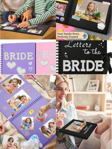 Scrapbook Album, Ideal For Your DIY Scrapbooking, Album, Wedding And Anniversary, Family Photo Album, Graduation Album, Holiday Memory Album - Multiple Colors - View 10