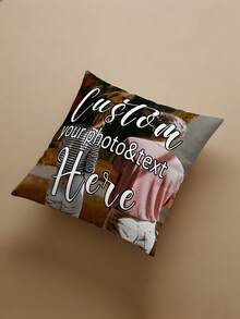 1 chiếc vỏ gối trang trí hai mặt in chữ theo yêu cầu, thích hợp làm quà tặng Ngày của Mẹ/Ngày của Cha/Lễ Tạ ơn/Ngày Nhà giáo, một món quà tuyệt vời cho gia đình và bạn bè. - Nhiều màu - Xem 7