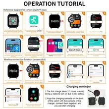 [Smart Watch]1.83吋全螢幕觸控智慧手錶，中性設計，支援無線接聽通話，舒適透氣矽膠錶帶；具備訊息通知、遠端拍照/音樂播放、運動追蹤與健身智慧功能，支援多種運動模式，180mAh鋰電池，男女適用，適合作為情侶、長輩、朋友、同學的節日禮物 - 彩色 - 查看 10