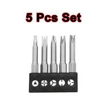 5pcs Special Shaped Bits Set UY Y-Shaped Triangle Inner New Three Point Appliance Socket Screwdriver Bit For Versatile Use And Precise Results 50mm Length 1/4" Hex Shank - 5 Pcs Set - View 11