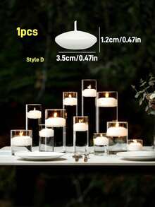 [Quantity] Pcs/Set White/Red Small Floating Candles, Waterproof Flameless Tea Lights, Suitable For Cylinder Vases, Weddings, Birthdays, Parties, Baby Showers, Dates, Dinners, Halloween, Thanksgiving, Christmas, Floating Candles, Wedding Decor, Candles, Spa Parties, Wedding Candles, Floating Candles, Bulk Candles, Mini Candles, Gifts, Bedroom Decor, Birthday Gifts, Home Decor, Gifts For Her, Bedroom Decor, Room Decor - Multicolor - View 13