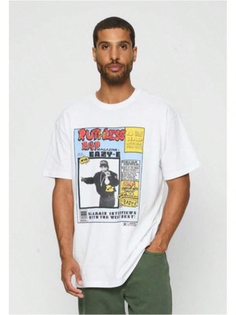 Mister Tee EAZY E RAP MAGAZINE - Camiseta estampada - blanca - Blanco - Ver 1