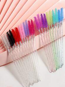 1/10/25/50 chiếc lược chải mi pha lê dùng một lần, lược chải mascara nối mi, dụng cụ trang điểm chuyên nghiệp. - Nhiều kiểu dáng - Xem 7