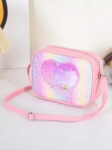 New Colorful Heart Shaped Fashion Minimalist Elegant Versatile Comfortable Cute Travel Large Capacity Multifunctional Shoulder Crossbody Bag - Multicolor - View 8