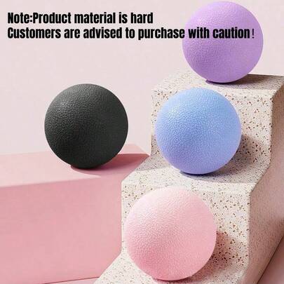 1pc Massage Ball For Foot, Neck, Back And Waist Muscle Relaxation, Fitness And Yoga Gym Accessories