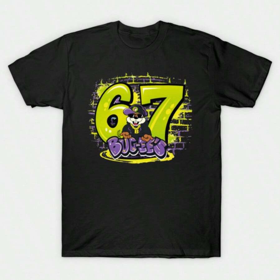 B Uc-E Es 6-7 T-Shirt - 黑色 - 查看 1