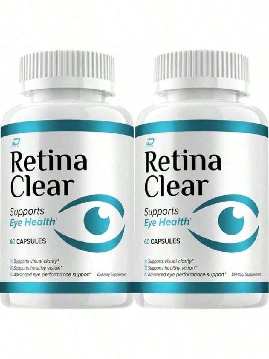 (2 Pack) Retina Eye Support Supplement  RetinaClear Capsules Eye Vitamins - 1 - View 1