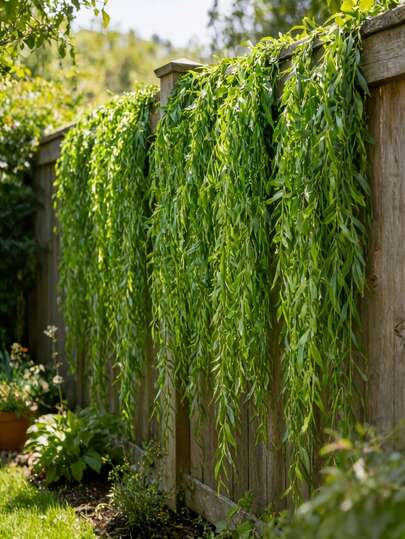 40pcs/60pcs Extra Long Luxury Willow Vine 35.4 Inch Artificial Evergreen Ivy Dense Textured Green Leaves Fake Vine Suitable For New Year, Easter, St. Patrick's Day, Eid, Spring Home, Outdoor, Wedding Arch Decor