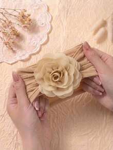 3 piezas Diademas con lazo para bebé recién nacido, accesorios para el cabello trenzados suaves y amigables con la piel, aptos para uso diario en todas las estaciones - Multicolor - Ver 5