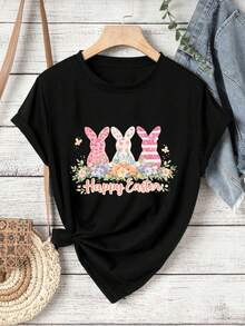 Women T-Shirts - Black - View 2