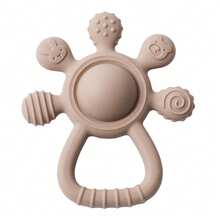 Multi-Textured Silicone Palm Rattle, Easy Grip, Home & Outdoor Sensory Development & Stress Relief Toy, Infant Developmental Tool, Shockproof & Easy Clean, Newborn & Birthday Gift - 彩色 - 查看 12