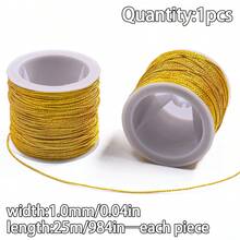 1 cuộn dây vàng và bạc, chỉ xâu hạt thủ công tự làm vòng tay, vật liệu phụ kiện thủ công. - Tổng hợp dòng sản phẩm - Xem 12