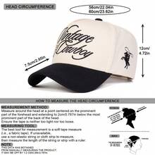 1Piece Men Letter Embroidered Two Tone Five-Panel Baseball Cap Outdoor Adjustable Sunscreen Leisure Hat Spring Autumn Travel Tourism Beach Vacation - 彩色 - 查看 2