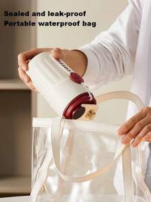 1 cốc giữ nhiệt cà phê bằng thép không gỉ 450ml có quai xách, cốc du lịch hai lớp cách nhiệt chân không, chống rò rỉ, có thể tái sử dụng, giữ nóng/lạnh, chống trượt, thích hợp cho văn phòng, cắm trại và sử dụng hàng ngày. - Nhiều màu - Xem 8