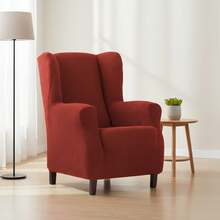 Kiva Bi-Elastic Wing Chair Cover, Breathable And Full Protection, Various Colors Available – Easy To Install Wing Chair Cover With Support Foams And Elastic Bands For Extra Fixing - 科拉火山口 - 查看 2
