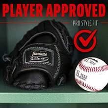 Franklin Sports CTZ5000 - Guante de béisbol para Hombre Adulto y Joven Guantes de béisbol de Piel Vacuno Negro - Negro cromado - Ver 7