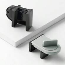 1pc Window Aluminum Alloy Limit Lock Buckle, Suitable For Fixing And Limiting Screen Windows, Windows, Living Room Sliding Doors Without Punching Buckles, With Two Modes Of Internal Clamping And External Support - Limit Lock - View 4